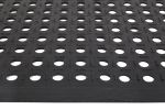 Bar Kitchen Industrial Multi-functional Anti-fatigue Drainage Rubber Non-slip Hexagonal Mat 150*90cm