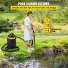 VEVOR Pond Vacuum Cleaner, 1400W Motor in Continuous Intermittent Cycle, 120V Motor w/15 ft Electric Wire, 4 Brush Heads, 4 Extended Tubes, 1 Filter B