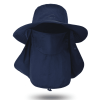 Fishing Hat/Boonie Hat; Sun hat Detachable UV Sun Screen Wide Brim Hat With Face Cover & Neck Flap; hiking hat