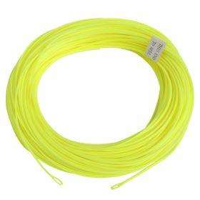 Kylebooker WF3F-WF8F WITH WELDED LOOP Fish Line Weight Forward FLOATING 100FT Fly Fishing Line (Line Number: WF5F, Color: Fluo Yellow)