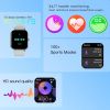 Smart Watch (Answer/Make Call); 1.83'' Full Touch Screen Smartwatch With BT Call; 100+ Sport Modes; Ai Control; Built-in Games; Heart Rate Sleep Monit