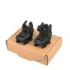 Rugged Flip-Up Backup Sights - Durable Nylon Construction with Rear and Front Sights for Accurate Shooting